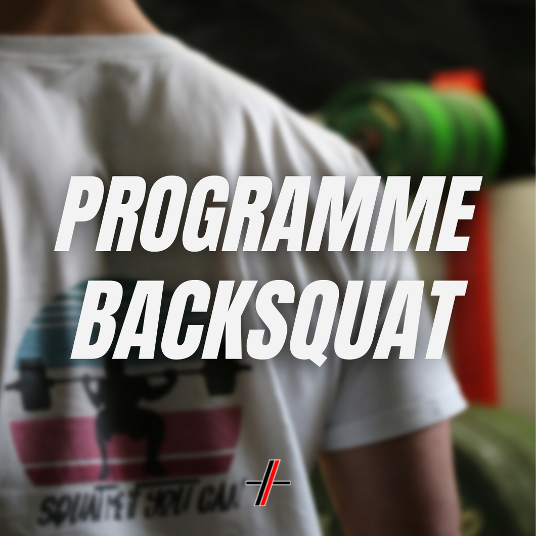 programme back squat squat nuque force